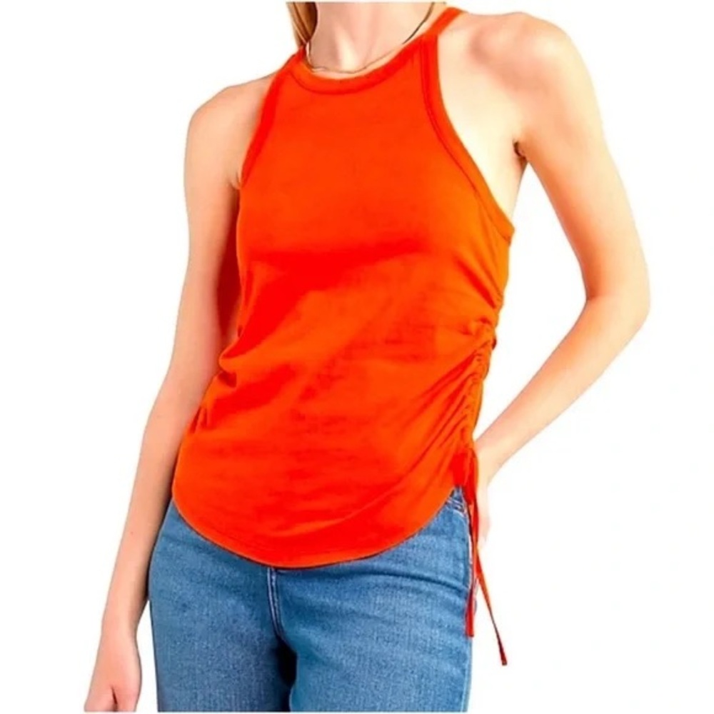 NWOT express Orange tank top XS